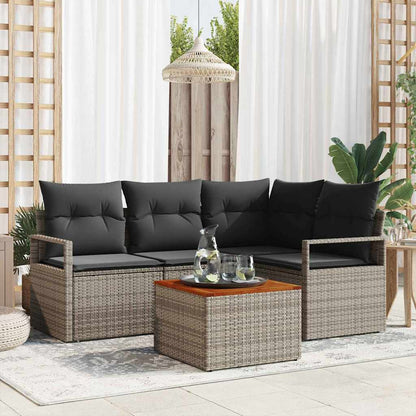 Havesofa Sæt 5 Stk. Polyrattan - Variant 3356368