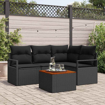 Havesofa Sæt 5 Stk. Polyrattan - Variant 3356371