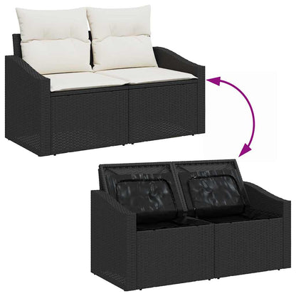 Havesofa Sæt Med Opbevaring 10 Dele Polyrattan - Billede 10