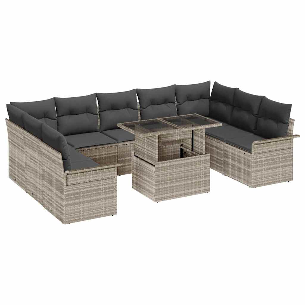 Havesofa Sæt 10 Stk. Poly Rattan - Variant 3357085
