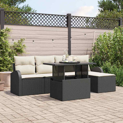Havesofa Sæt 6 Stk. Poly Rattan - Variant 3357360