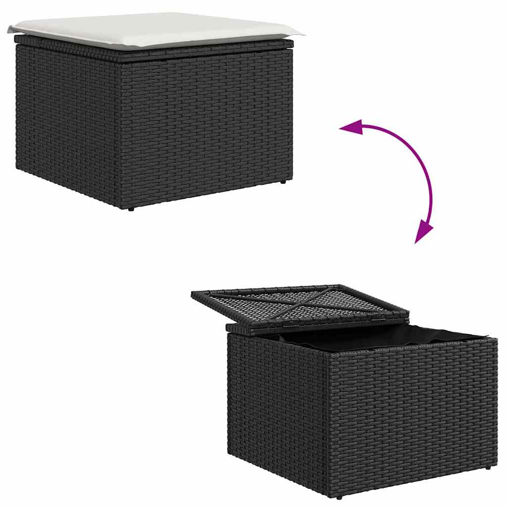 Havesofa Sæt Med Pude Med Opbevaring 9 Dele - Billede 16