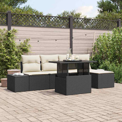 Havesofa Sæt 6 Stk. Polyrattan - Variant 3357900