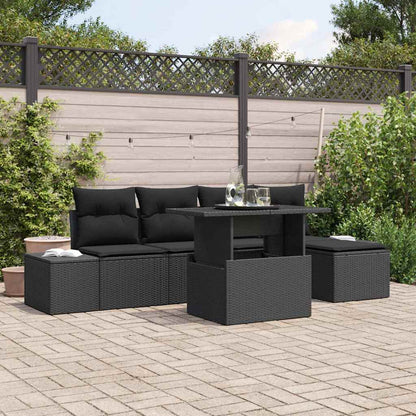 Havesofa Sæt 6 Stk. Polyrattan - Variant 3357906