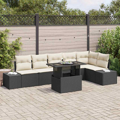 Havesofa Sæt 7 Stk. Polyrattan - Variant 3357930
