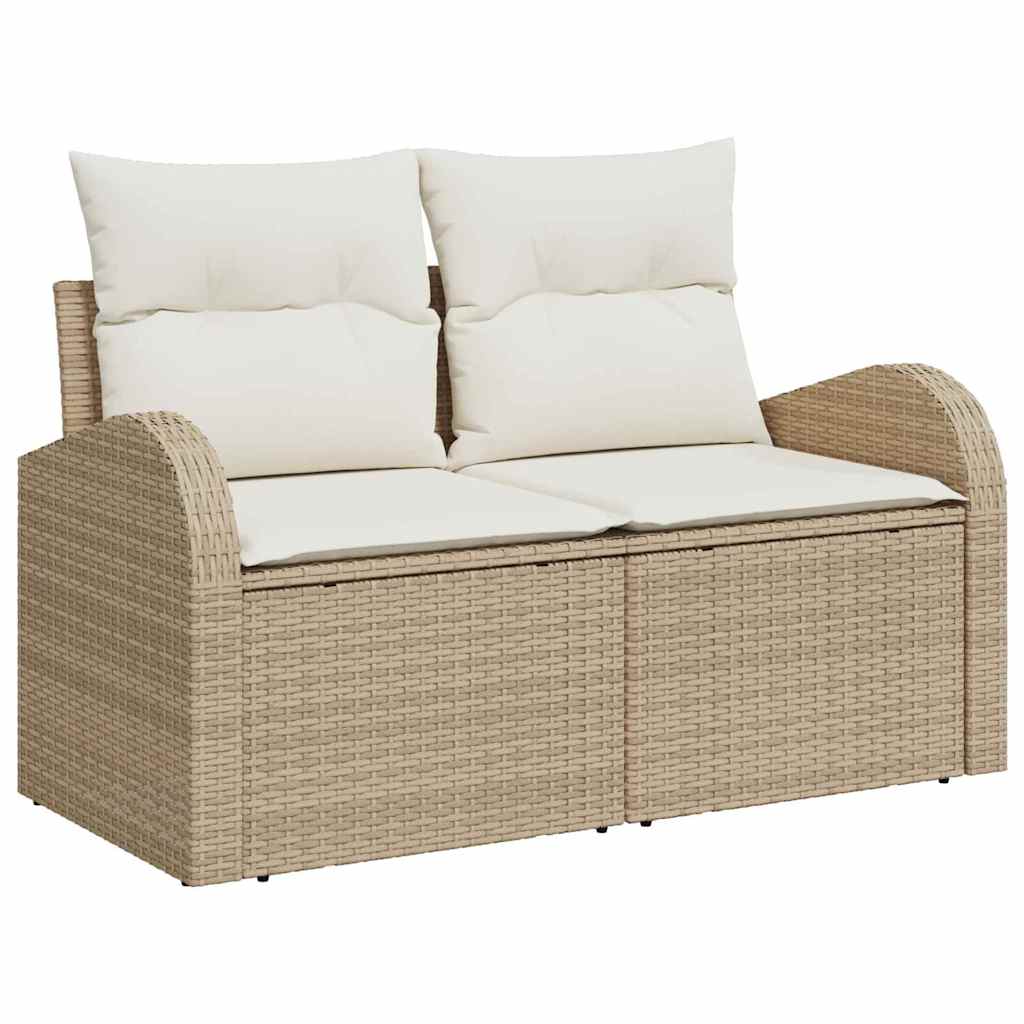 Havesofa Sæt 6 Stk. Poly Rattan - Billede 4