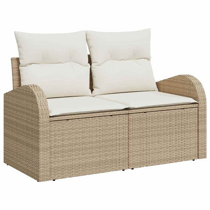 Havesofa Sæt 6 Stk. Poly Rattan - Billede 4