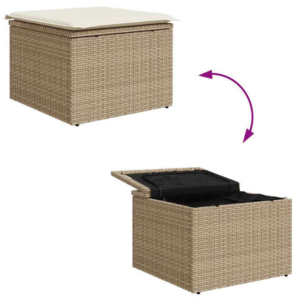 Havesofa Sæt 6 Stk. Poly Rattan - Billede 14
