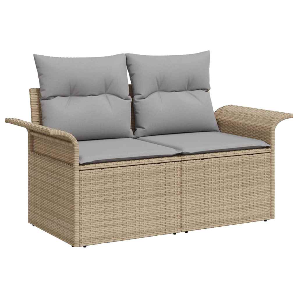 Havesofa Sæt 6 Stk. Polyrattan - Billede 4