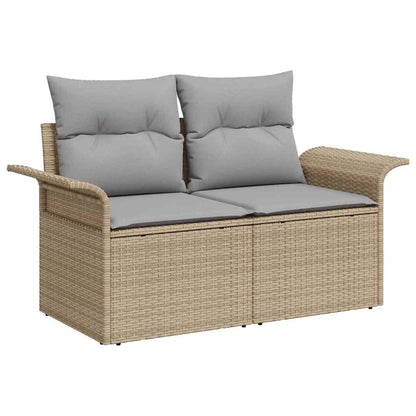 Havesofa Sæt 6 Stk. Polyrattan - Billede 4
