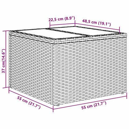 Sofa Sæt 6 Stk. Polyrattan - Billede 13