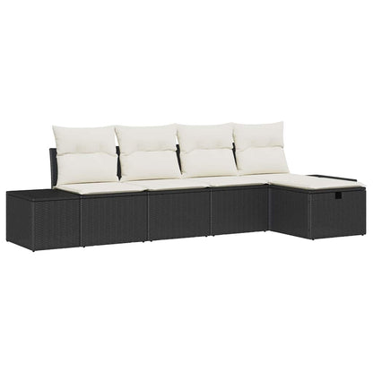 Havesofa Sæt 5 Stk. Polyrattan - Billede 2