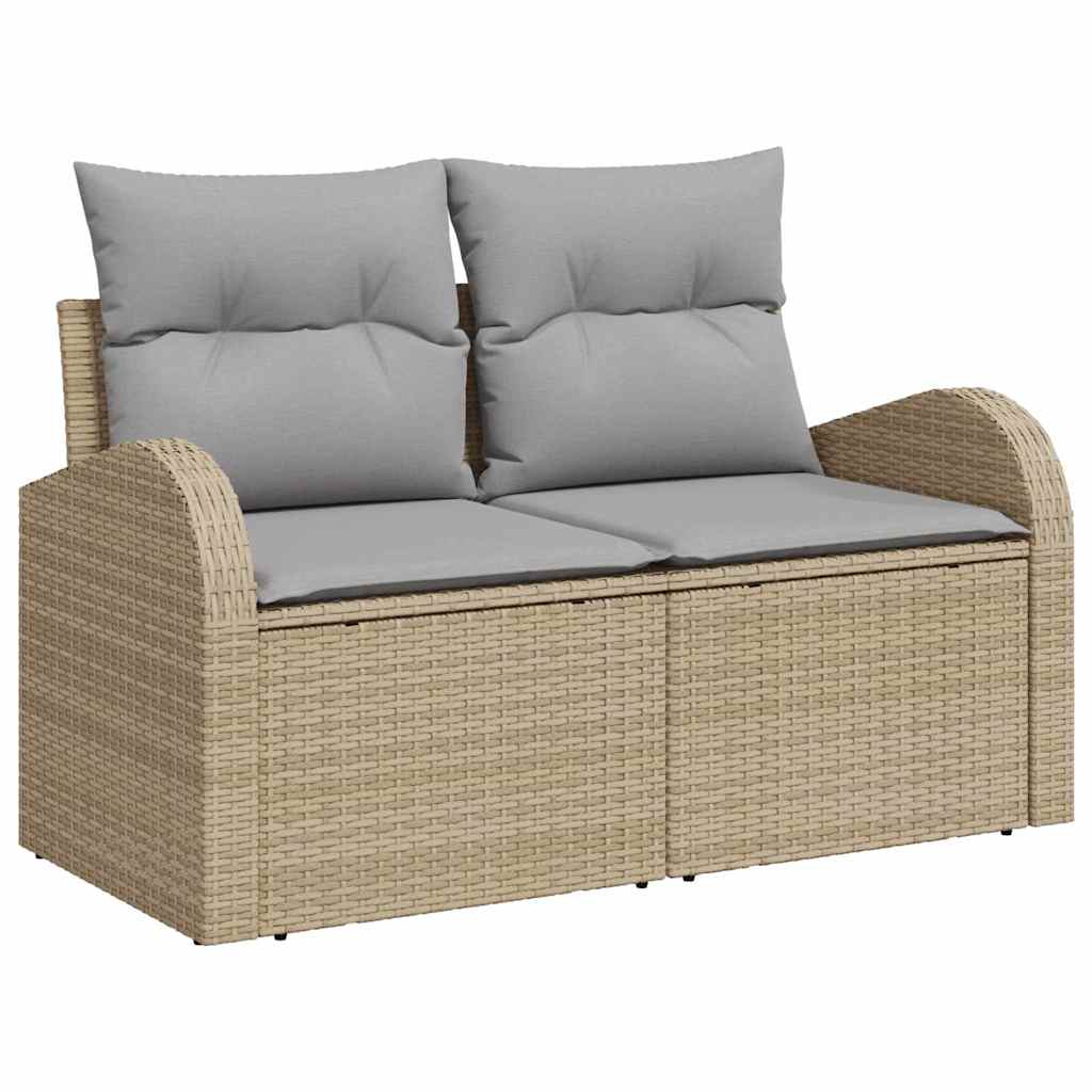 Havesofa Sæt 9 Stk. Poly Rattan - Billede 4
