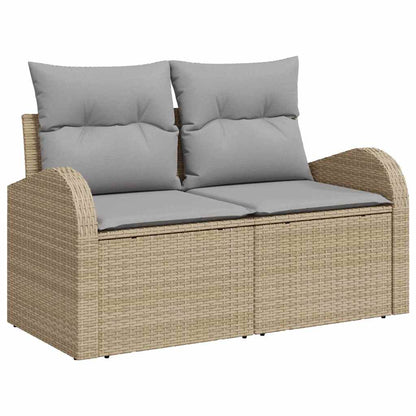 Havesofa Sæt 9 Stk. Poly Rattan - Billede 4