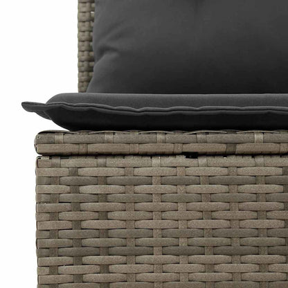Havesofa Sæt Med Pude Med Opbevaring 7 Dele Poly Rattan - Billede 10