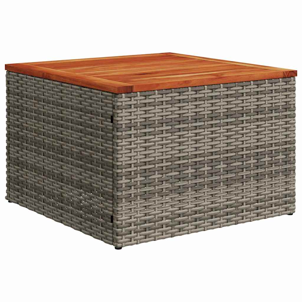Havesofa Sæt Med Pude Med Opbevaring 7 Dele Poly Rattan - Billede 6