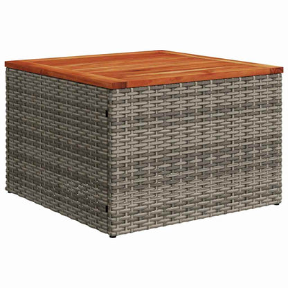 Havesofa Sæt Med Pude Med Opbevaring 7 Dele Poly Rattan - Billede 6