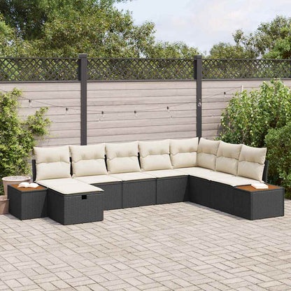Havesofa Sæt Med Pude Med Opbevaring Polyrattan - Hovedbillede