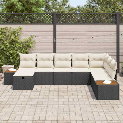 Havesofa Sæt Med Pude Med Opbevaring Polyrattan - Billede 3