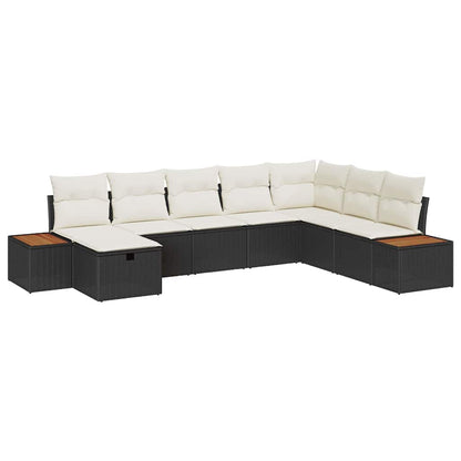 Havesofa Sæt Med Pude Med Opbevaring Polyrattan - Billede 2