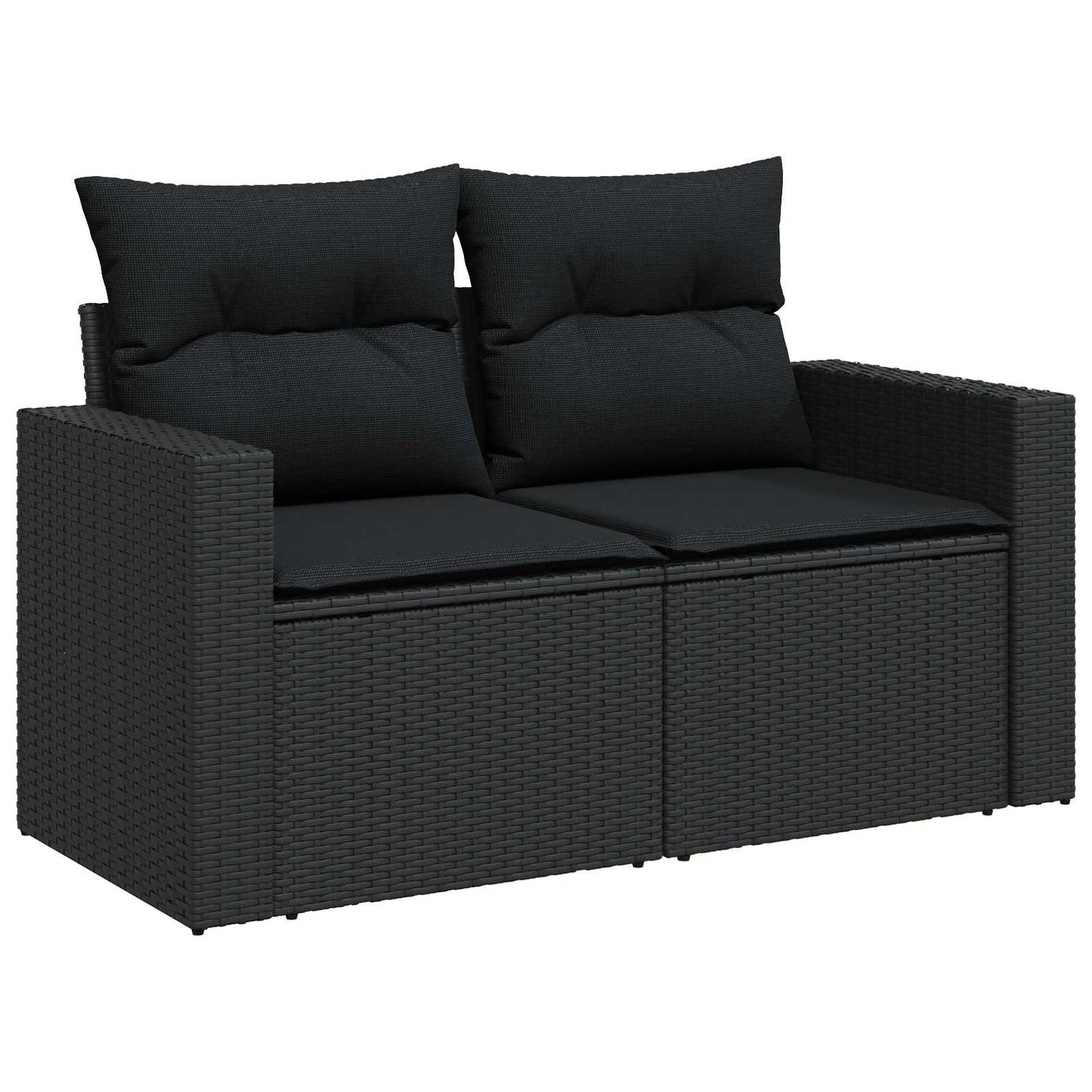 Havesofa Sæt 10 Dele Polyrattan - Billede 4