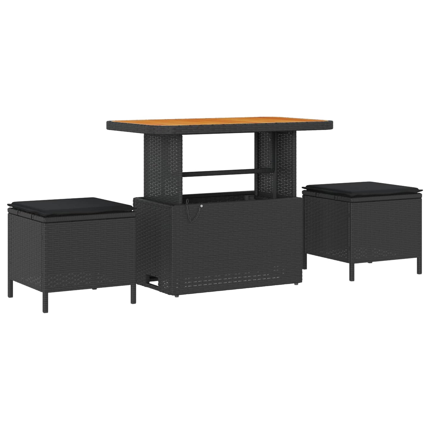 Havesofa Sæt 10 Dele Polyrattan - Billede 6