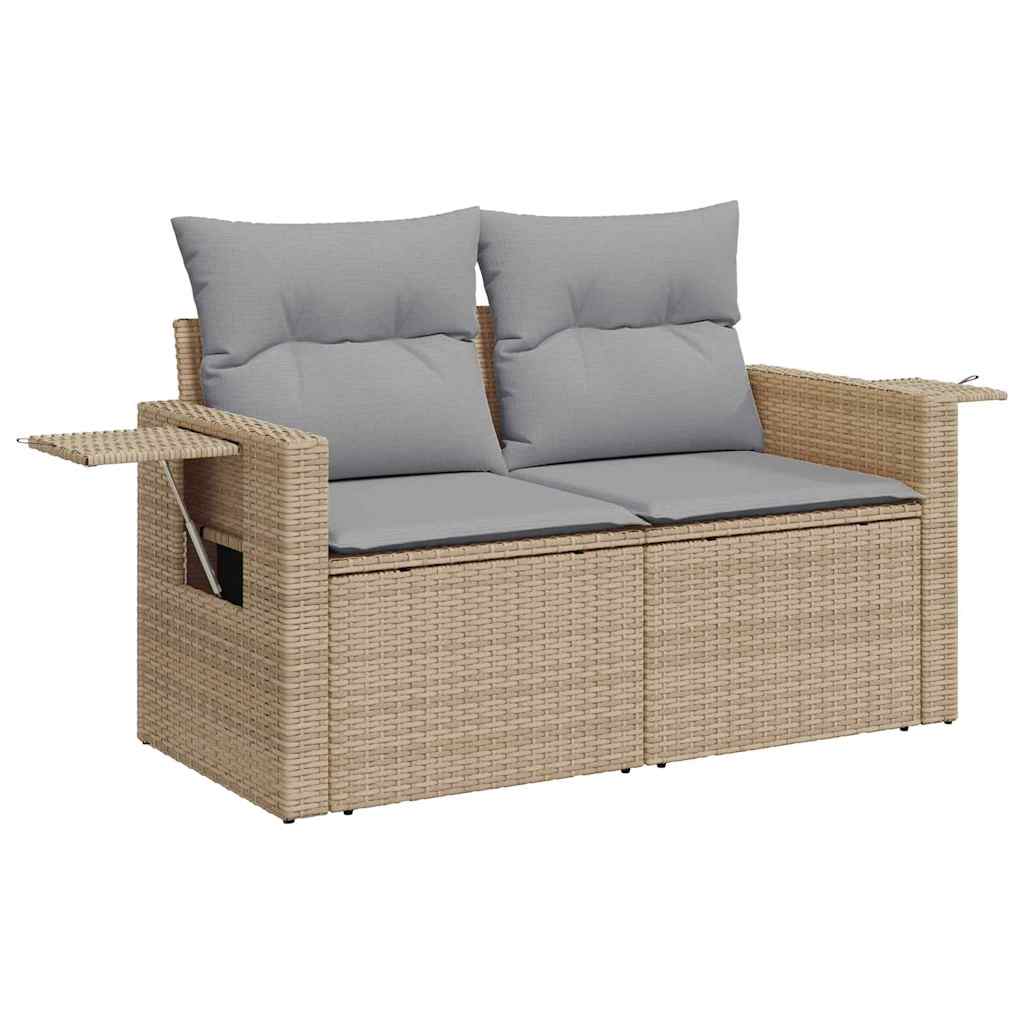 Havesofa Sæt 12 Dele Polyrattan - Billede 6