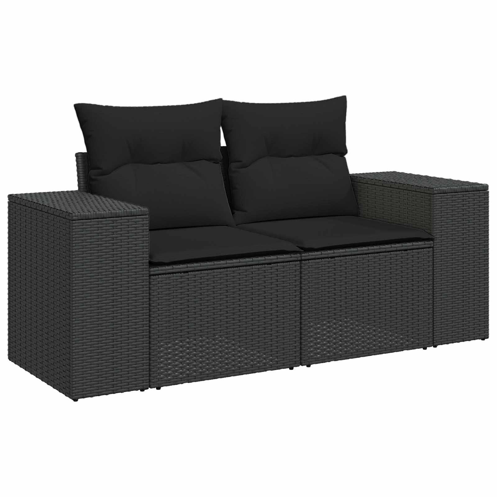 Havesofa Sæt Med Pude 13 Dele Polyrattan - Billede 6