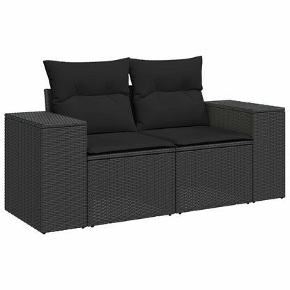 Havesofa Sæt Med Pude 13 Dele Polyrattan - Billede 6