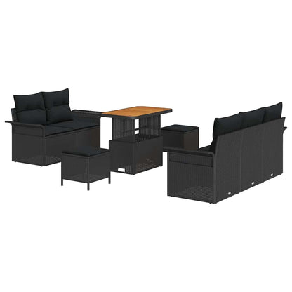 Havesofa Sæt Med Pude 8 Dele Polyrattan - Billede 2