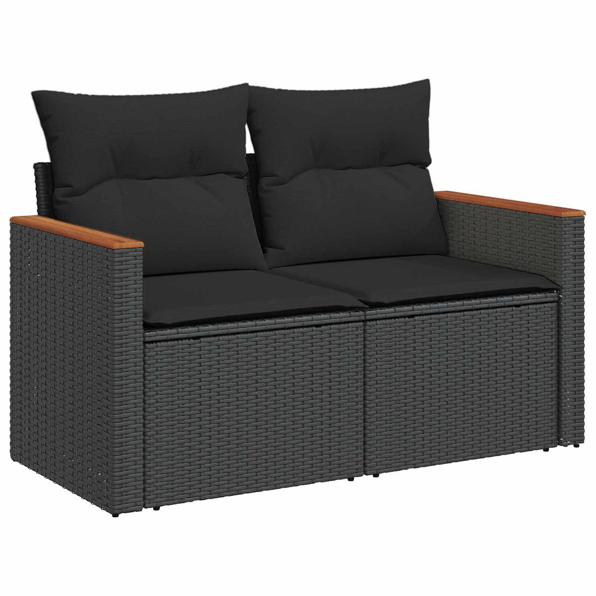 Havesofa Sæt 8 Dele Polyrattan - Billede 5