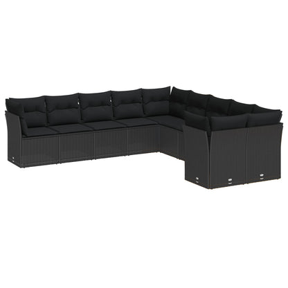 Havesofa Sæt Med Pude 13 Dele Polyrattan - Billede 2