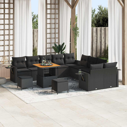 Havesofa Sæt Med Pude Med Opbevaring 13 Dele Polyrattan - Variant 3363749