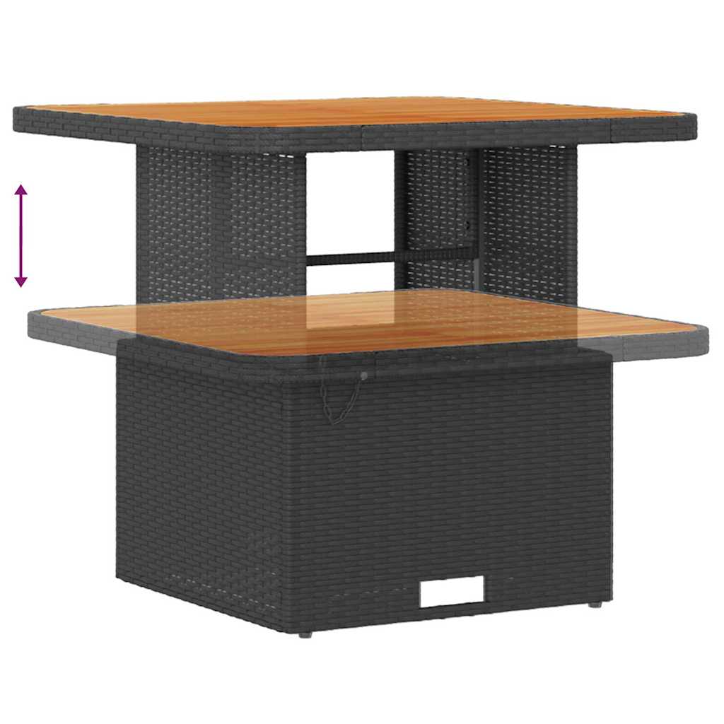 Havesofa Sæt Med Pude Med Opbevaring 10 Dele Og Cream - Billede 11