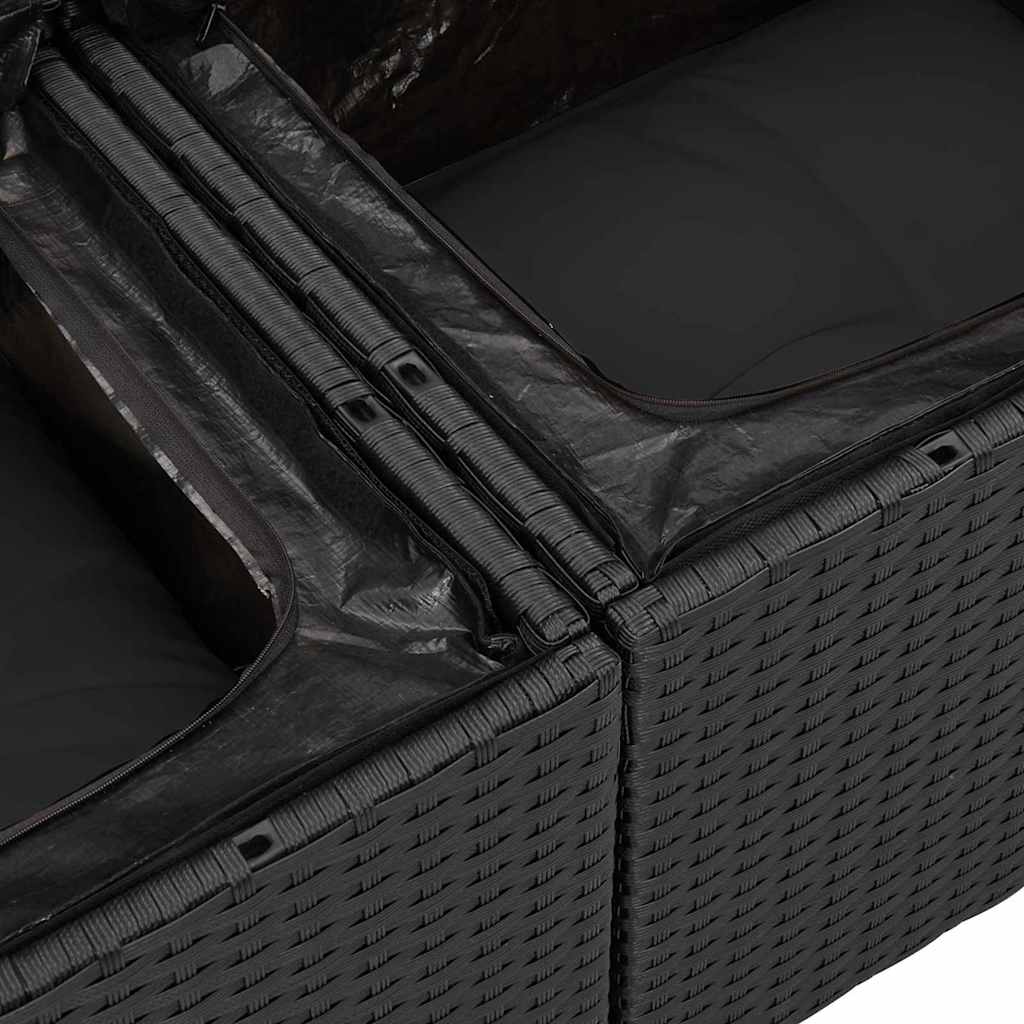 Havesofa Sæt Med Pude Med Opbevaring 80 X 80 X 71 Cm - Billede 9