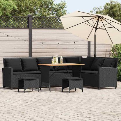 Sofasæt Til Haven 4 Dele Med Hynder L-formet Polyrattan - Variant 3365325