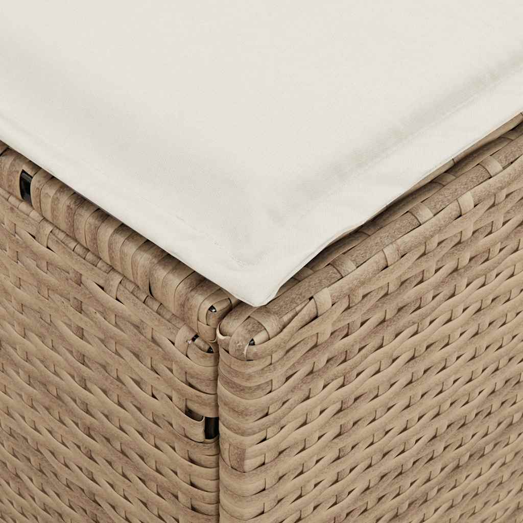 Sofasæt Til Haven 4 Dele Med Hynder L-formet Polyrattan - Billede 12