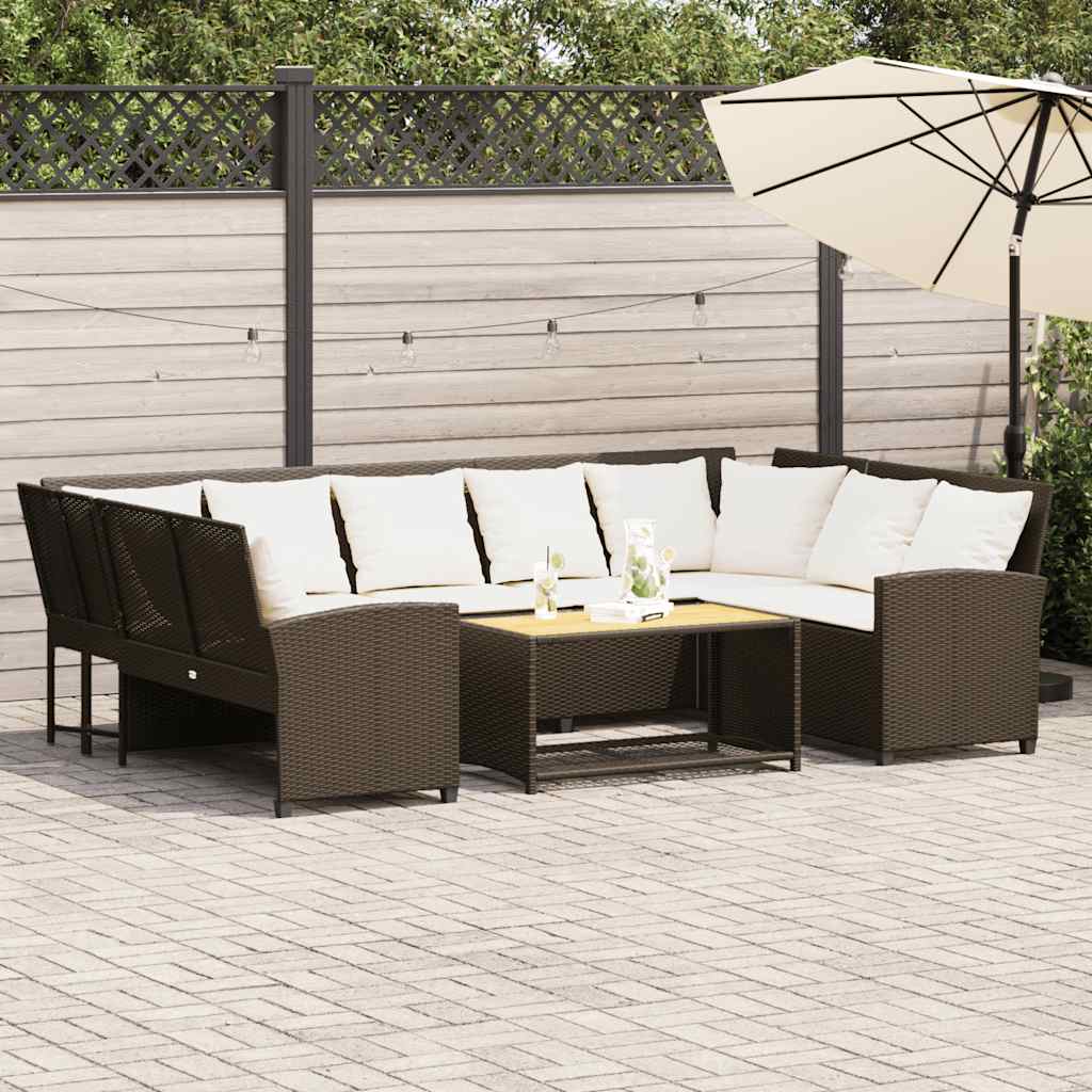 Havesofa Med Hynder Polyrattan - Variant 3365330