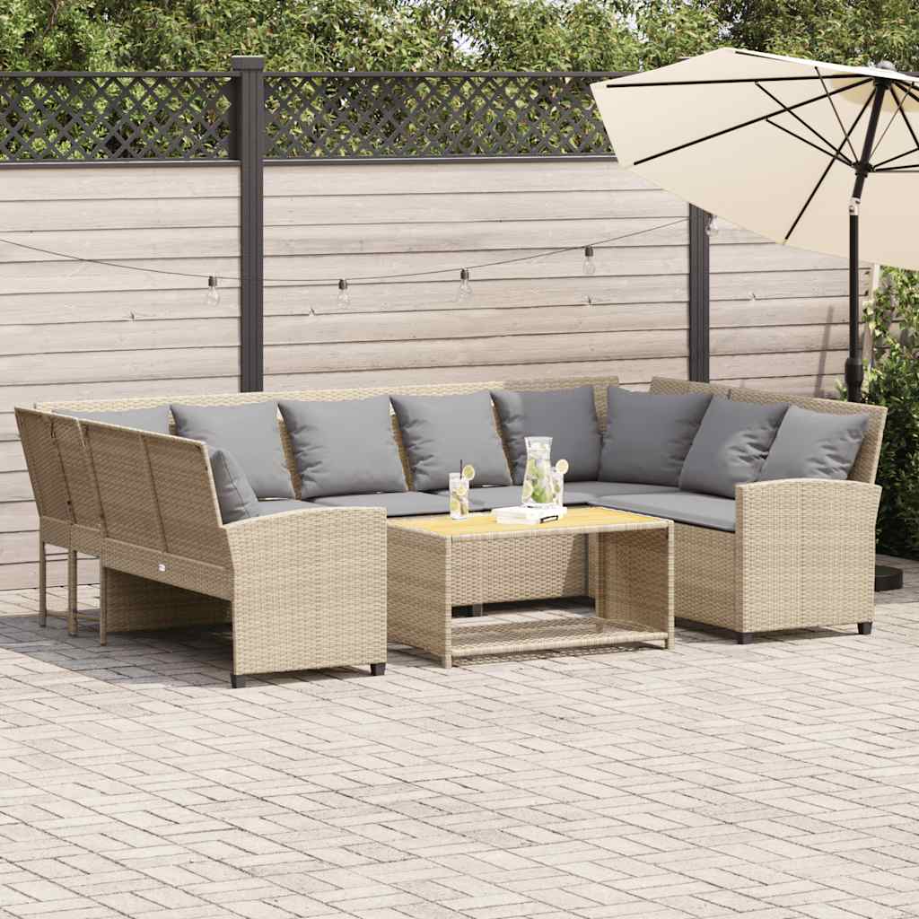 Havesofa Med Hynder Polyrattan - Variant 3365333