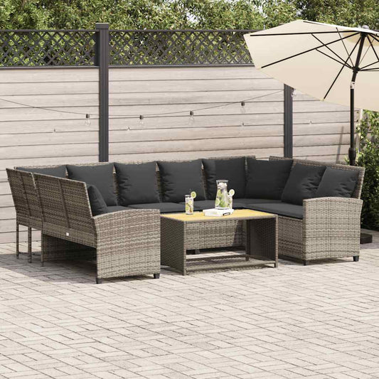 Havesofa Med Hynder Polyrattan
