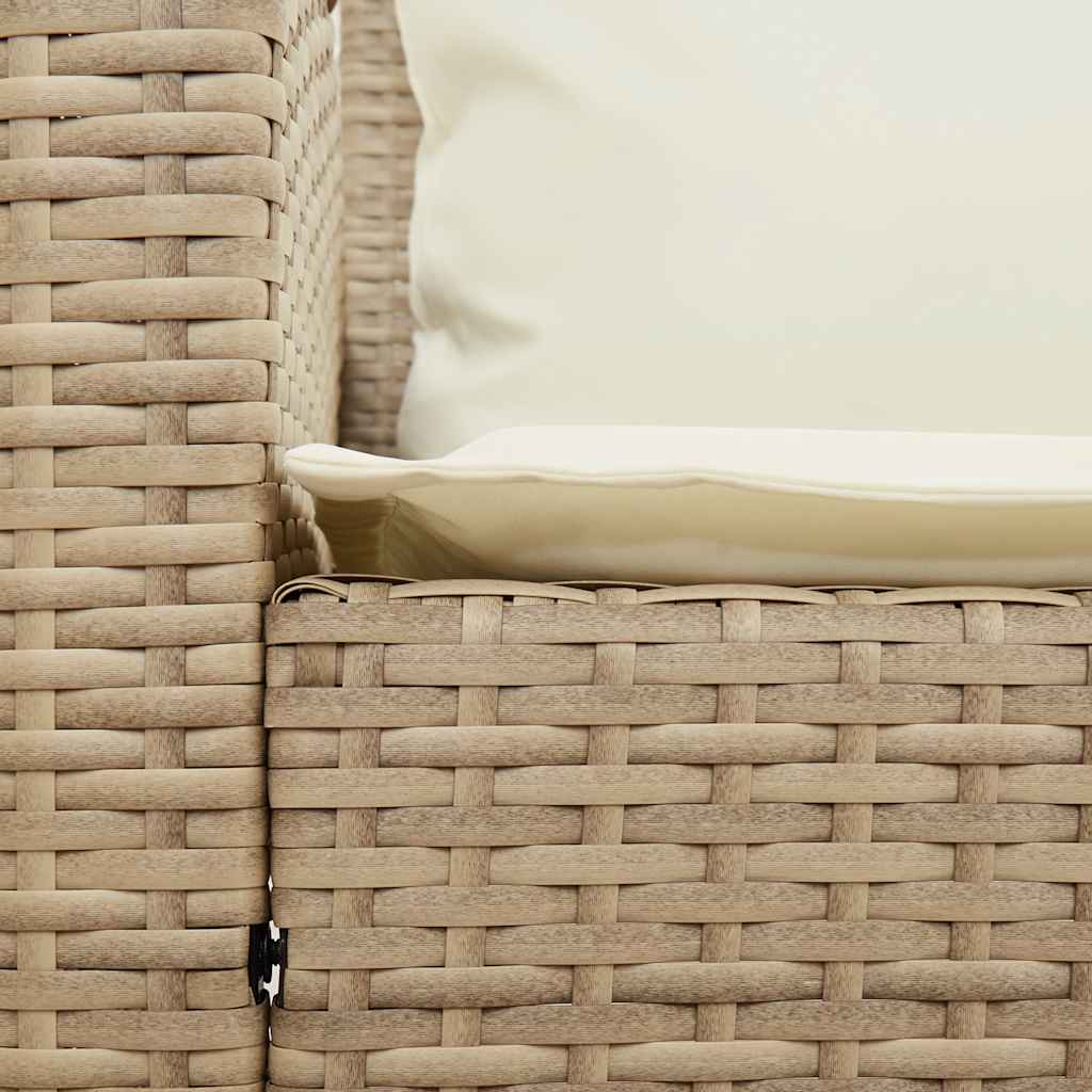 Sofasæt Til Haven 4 Dele Med Hynder Polyrattan - Billede 10