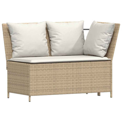 Sofasæt Til Haven 3 Dele Med Hynder Polyrattan - Billede 5