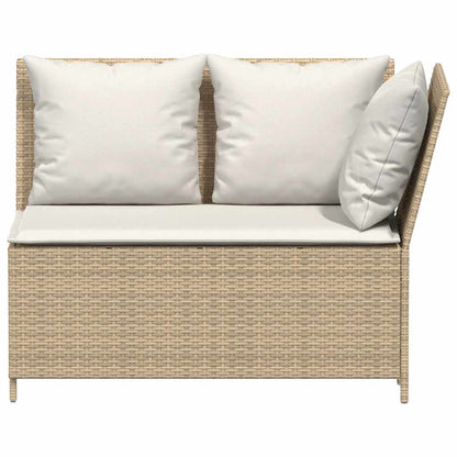 Sofasæt Til Haven 3 Dele Med Hynder Polyrattan - Billede 7