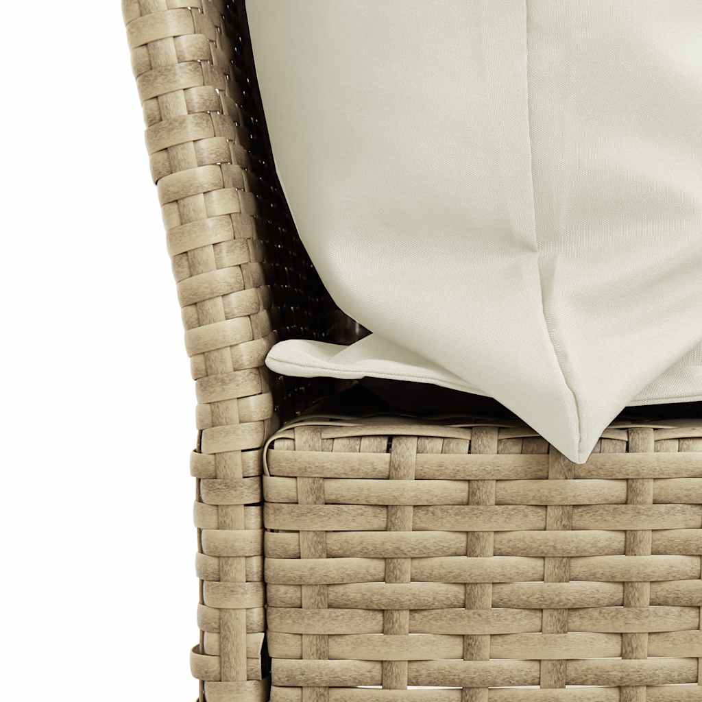 Sofasæt Til Haven 3 Dele Med Hynder Polyrattan - Billede 10