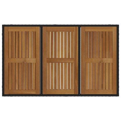 Have Spisebordssæt 7 Dele Og Brunt Polyrattan - Billede 8