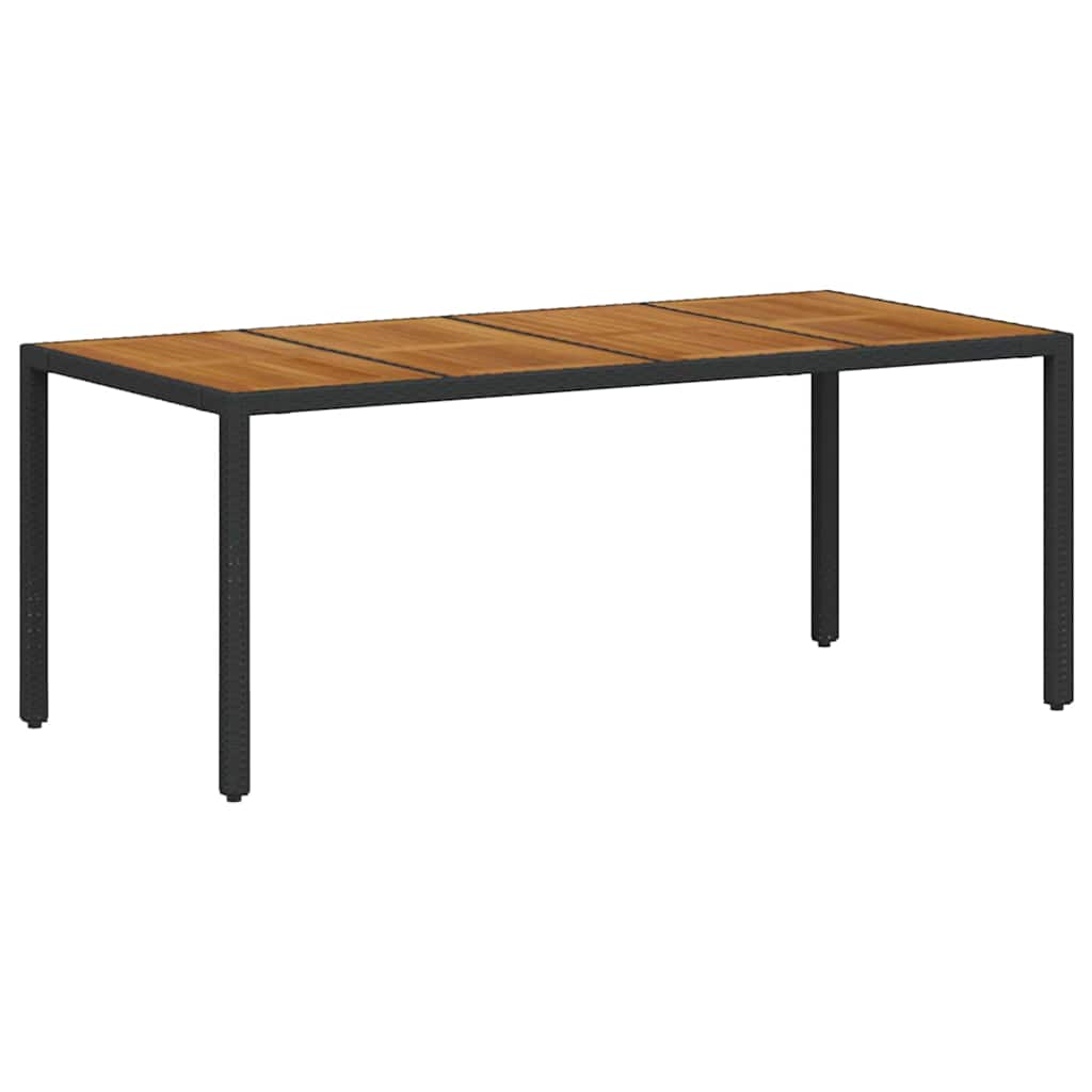 Have Spisebordssæt 9 Dele Og Brunt Polyrattan - Billede 5