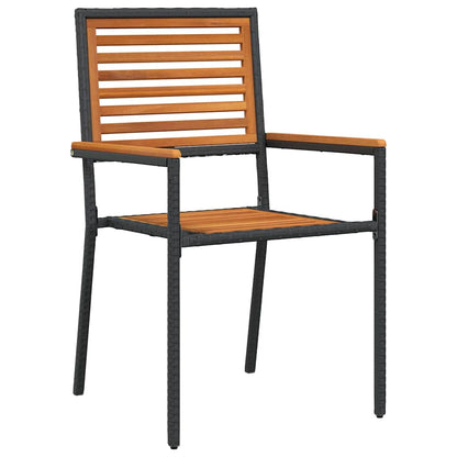 Have Spisebordssæt 9 Dele Og Brunt Polyrattan - Billede 6
