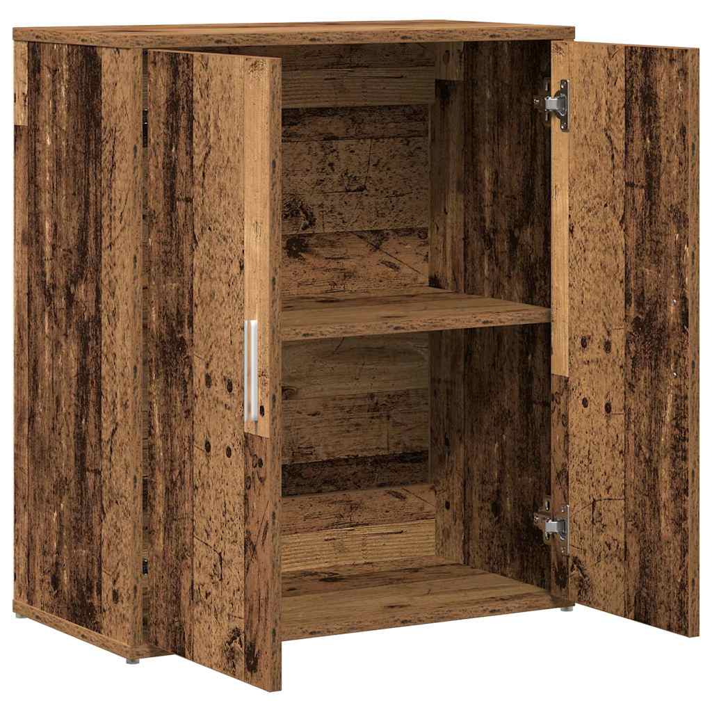 Sideboard 2 Dele 60 X 31 X 70 Cm Konstrueret Træ - Billede 5