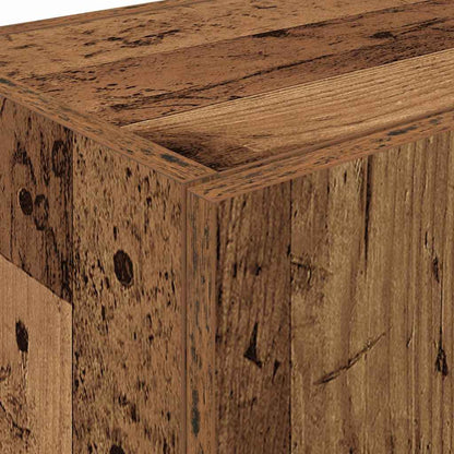 Køkkenskab Med Dør Gammelt Træ 60 X 50 X 180 Cm Konstrueret Træ - Billede 9