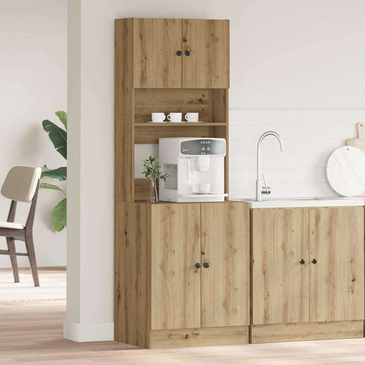 Køkkenskab Med Dør Artisan Eg 60 X 50 X 180 Cm Konstrueret Træ - Hovedbillede